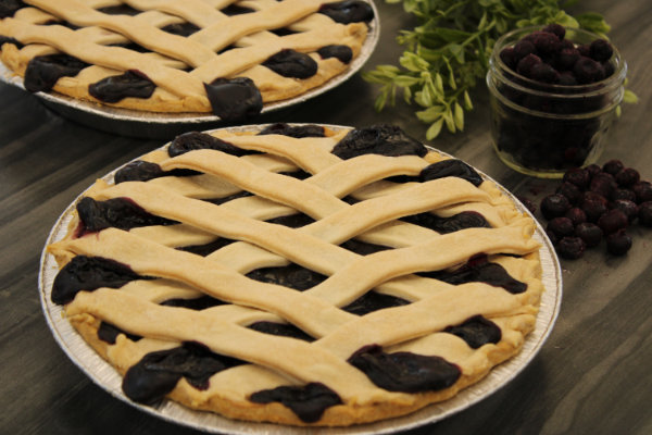 Wild Blueberry Pie